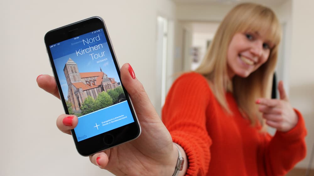 Mit der App auf virtueller Kirchenführung
