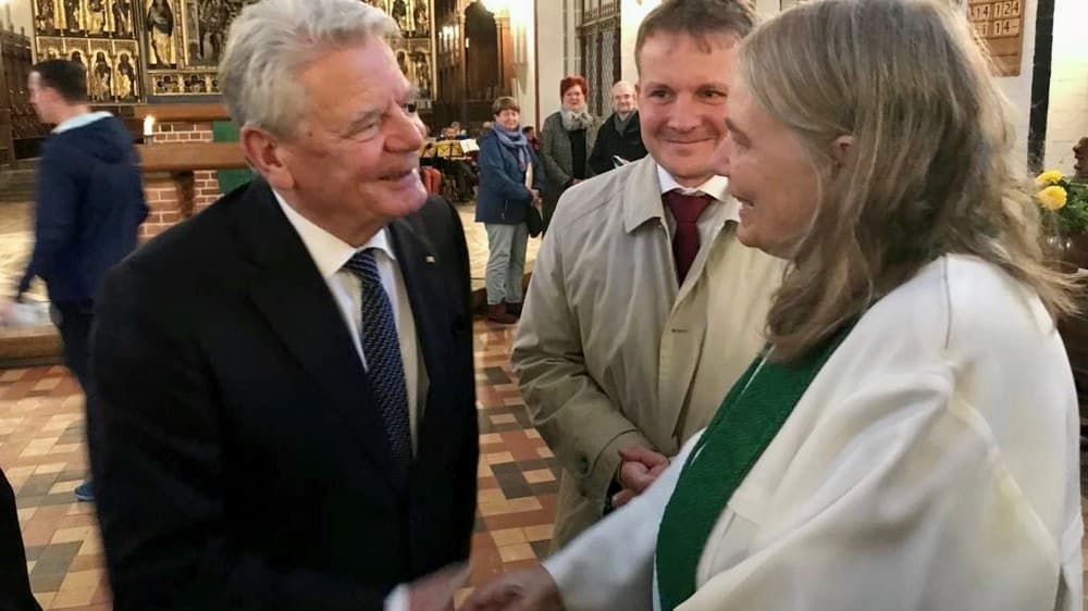 Zum Gottesdienst kam Gauck in den Dom