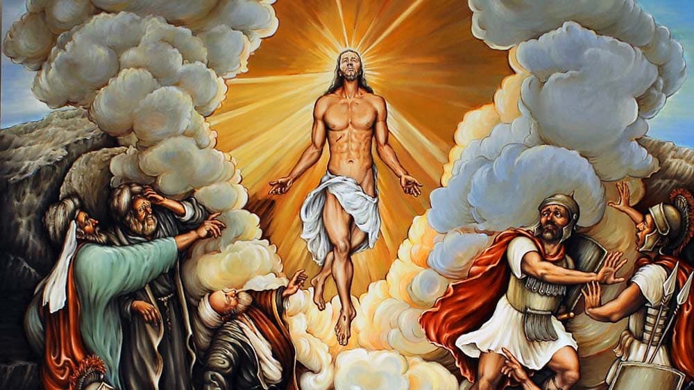 Ein Jesus mit Sixpack