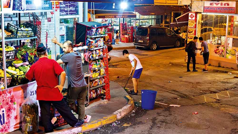 Foto-Serien wie ein Comic-Strip