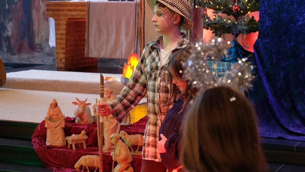 Wenn Josef über das Schaf stolpert