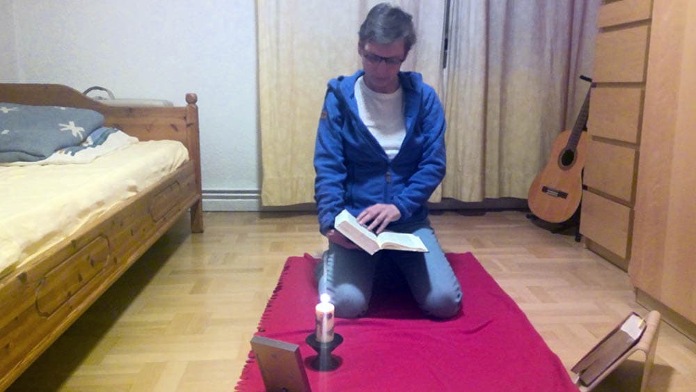 Wo die Fastenzeit mit Meditation beginnt