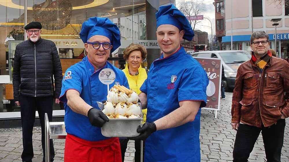 Lecker: ein “Luther-Eis” zum Jubiläum