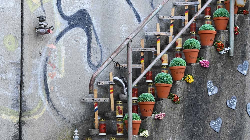 Gedenkfeier am Jahrestag der Loveparade-Katastrophe in Duisburg