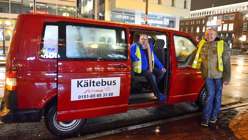 Wie der Kältebus Obdachlose rettet