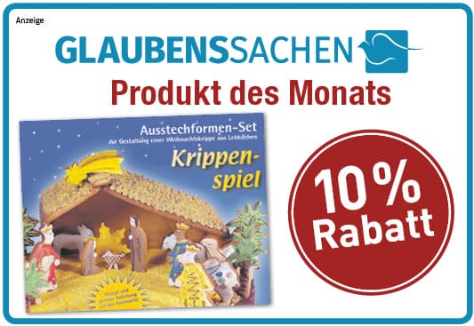 Weihnachtskrippe aus Lebkuchen