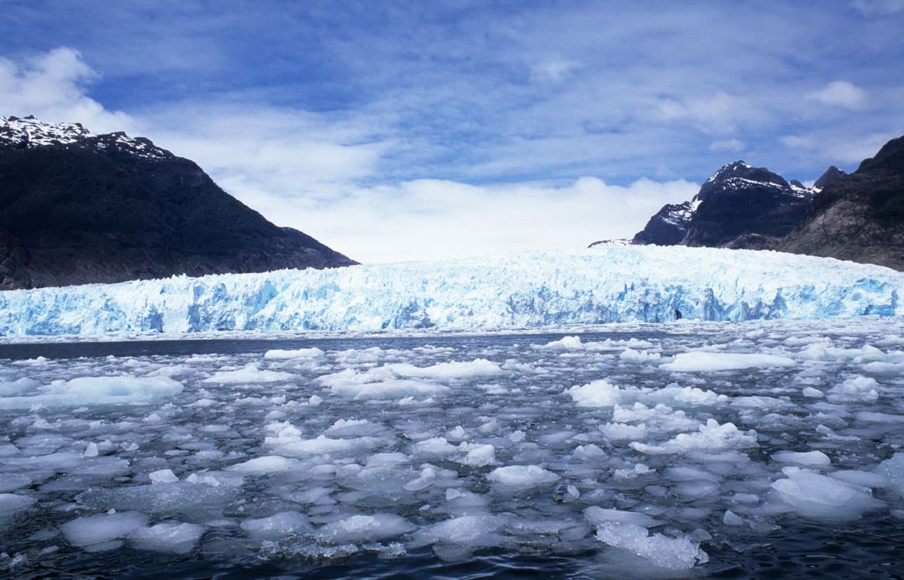 Bedroht vom schmelzenden Gletscher