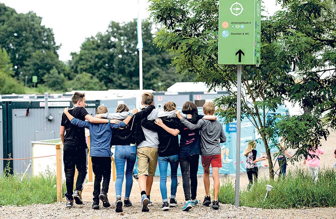 Festivalstimmung beim Konfi-Unterricht