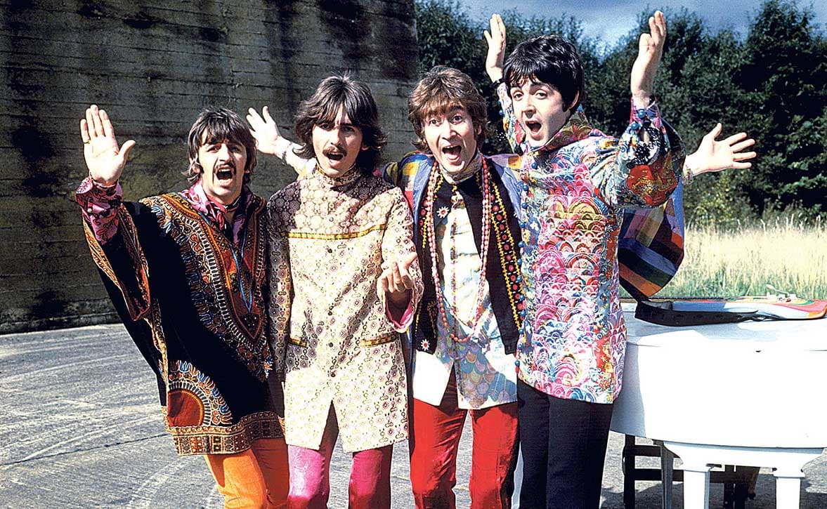 Die „Fab Four“ im Lotussitz