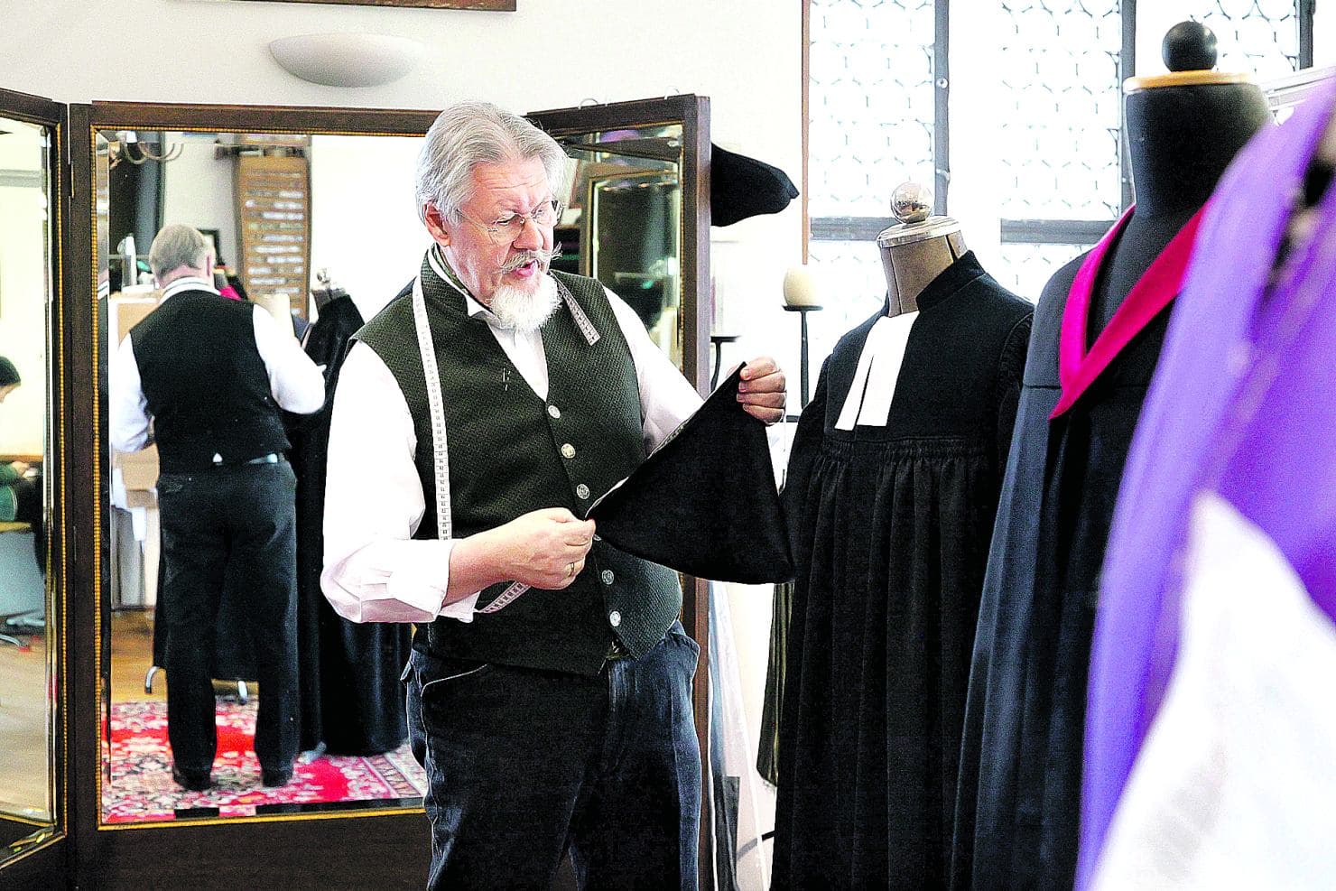 Ein Schneider nimmt Abschied