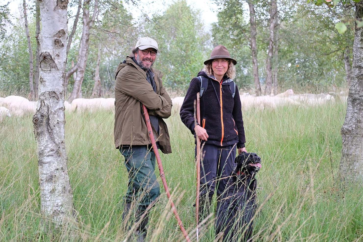 Mit Stecken und Stab