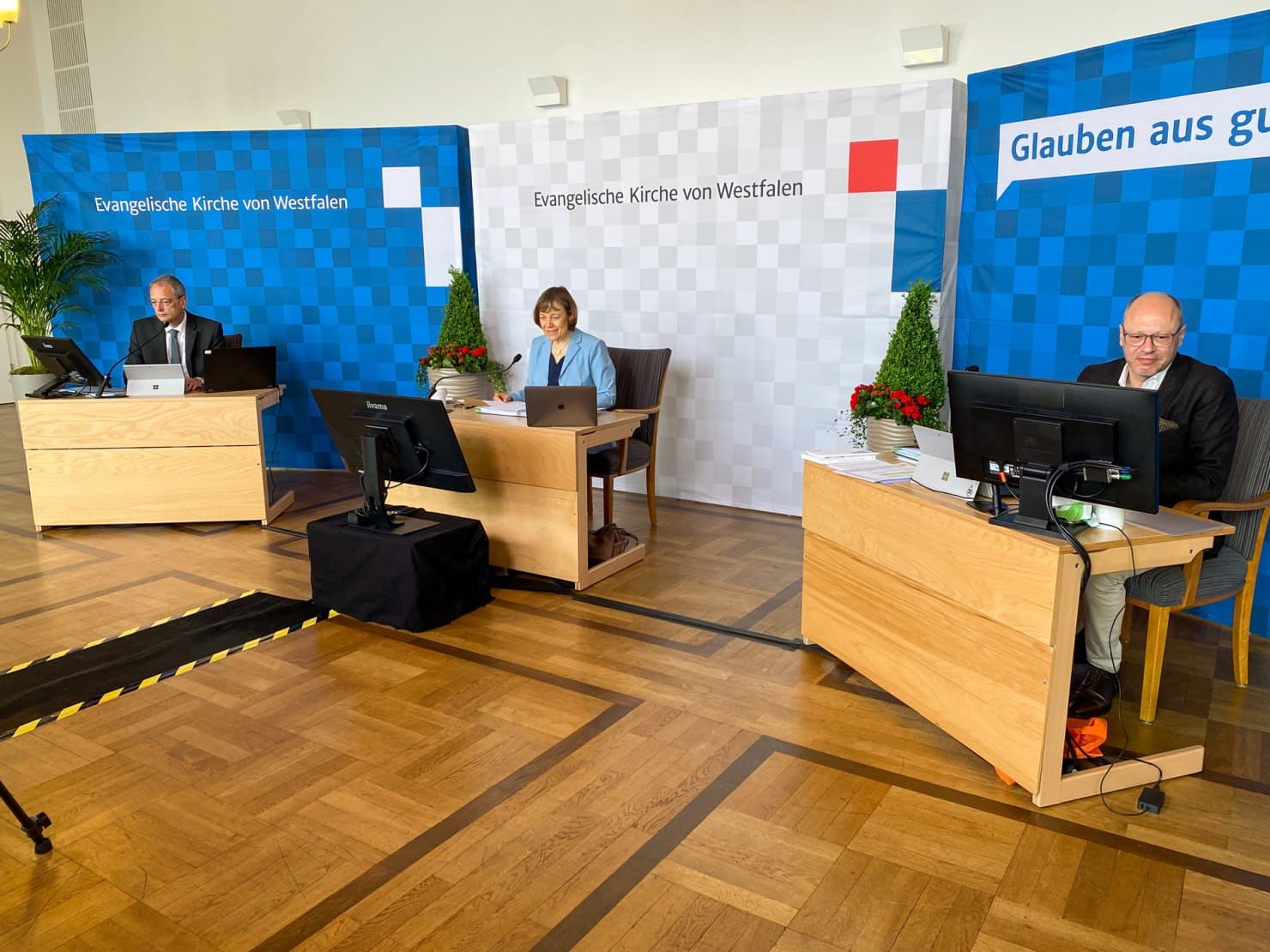 Corona-Entwicklung: Westfälische Synode tagt digital statt in Präsenz