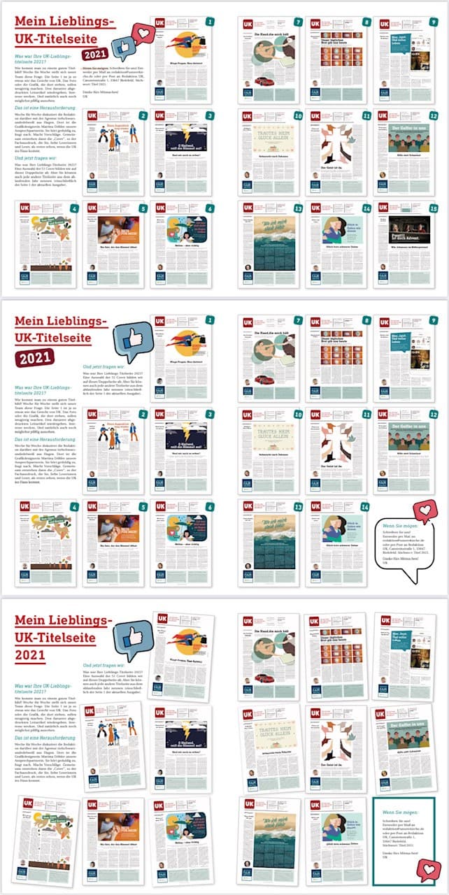 Was war Ihre UK-Lieblingstitelseite 2021?