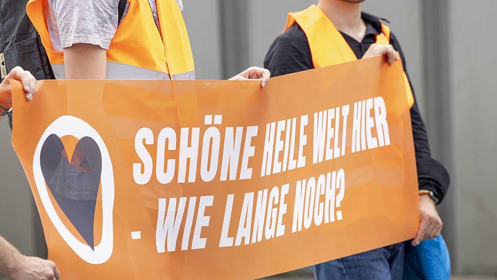 Letzte Generation unterbricht Protest in Nürnberg – wegen Unwetter