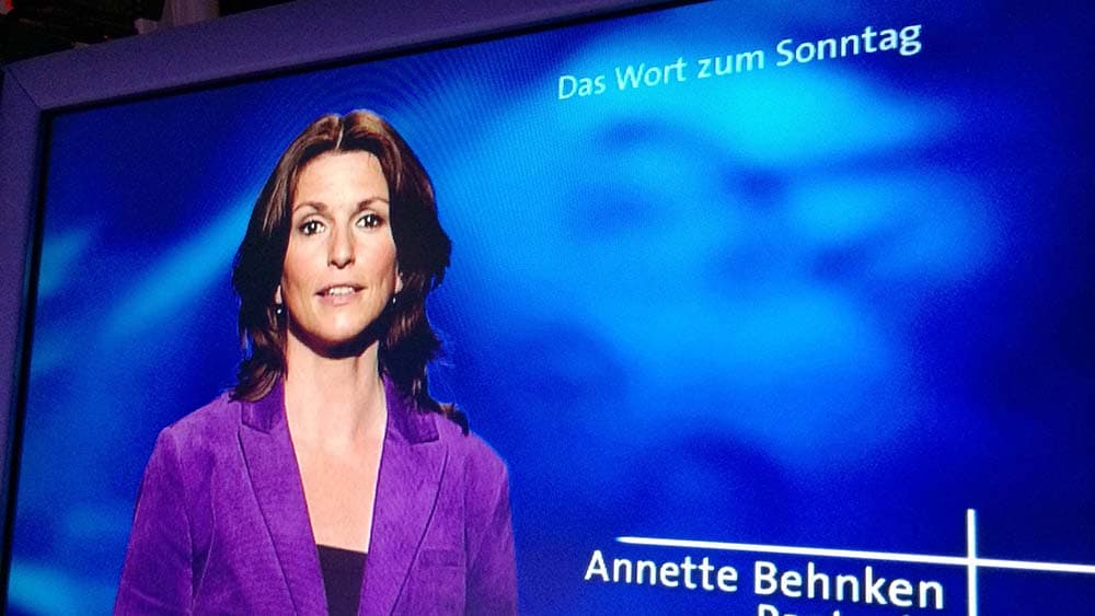 Von wegen Pinkelpause: Das “Wort zum Sonntag” wird 70