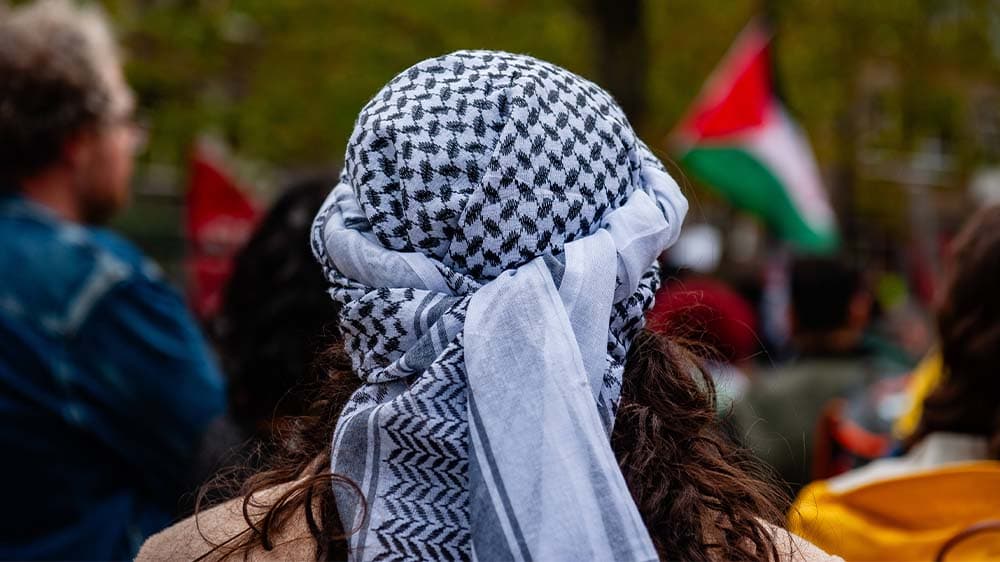 Buchenwald darf Zutritt mit Palästinensertuch verweigern