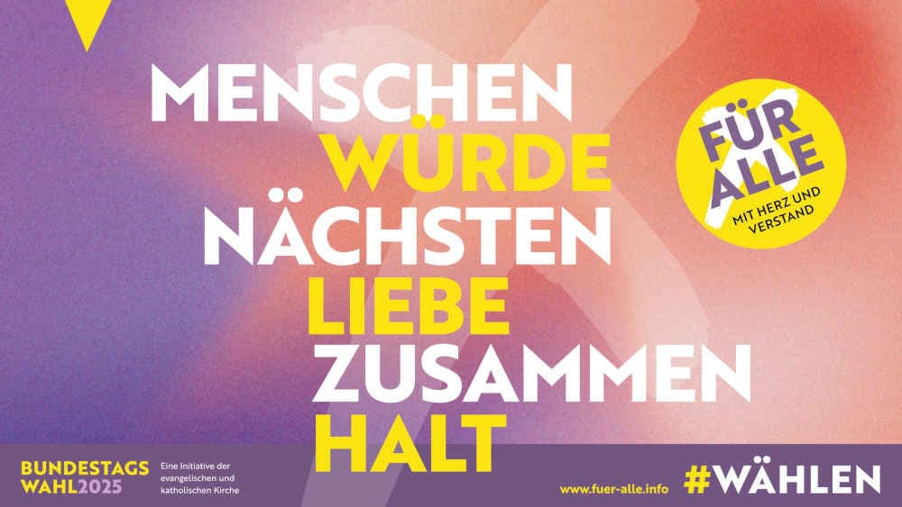 Kirchen starten Kampagne für Demokratie zur Bundestagswahl