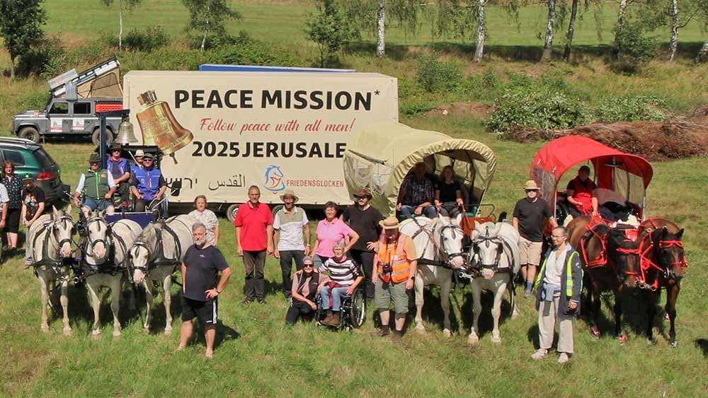 Pferde-Friedenstreck erreicht Rumänien