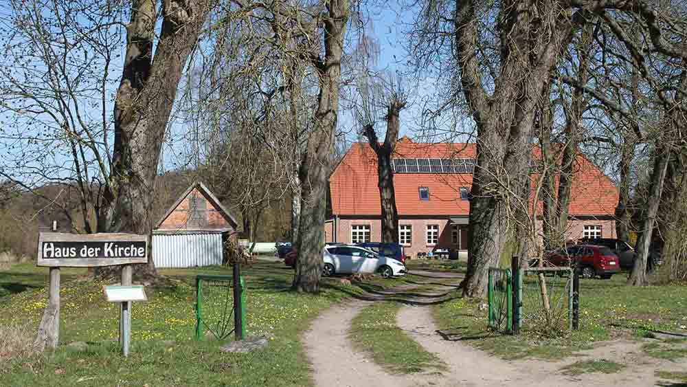 Ruhe im Haus der Kirche Groß Poserin genießen