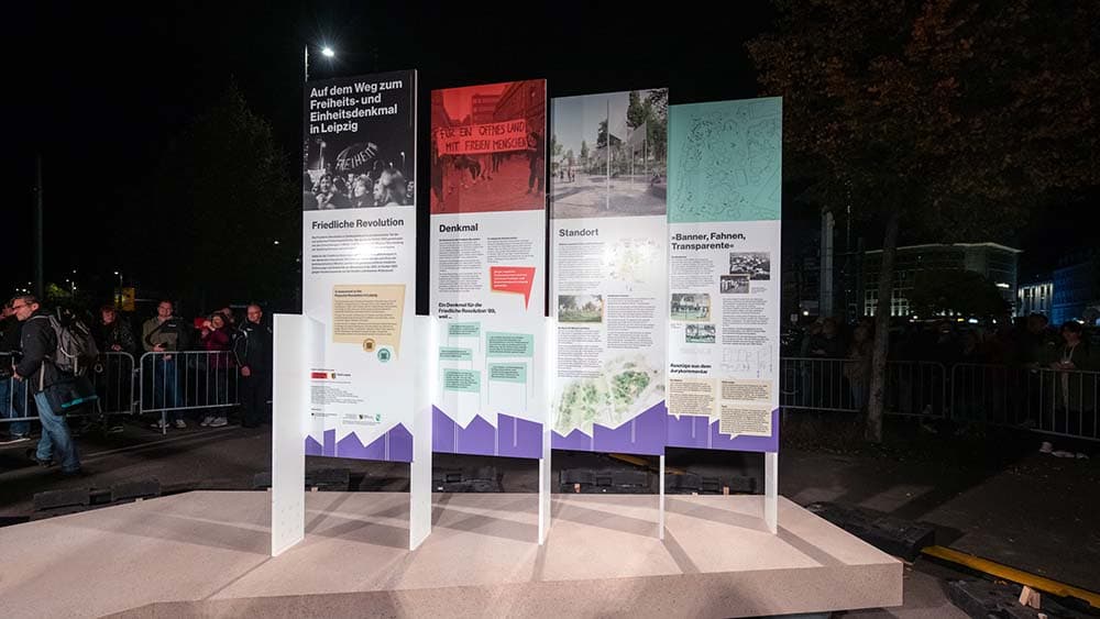 “Denkmal der Ermutigung”: Grundstein für Einheitsdenkmal in Leipzig