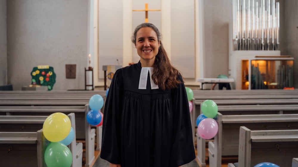 Pfarrerin Katinka Billau: Mit Blindenstock auf der Kanzel